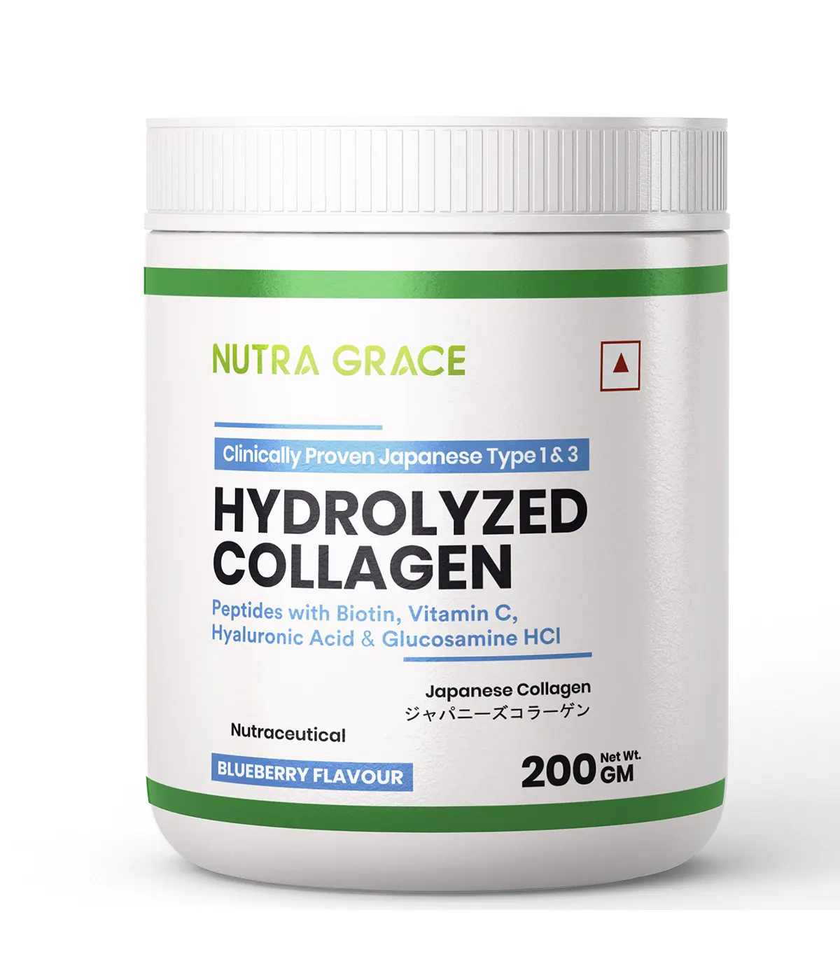 Nutra Grace Japanese Marine Collagen Supplements for Women & Men | Clinically Proven Ingredient | 200g (Available in 3 Flavours) - Image 3