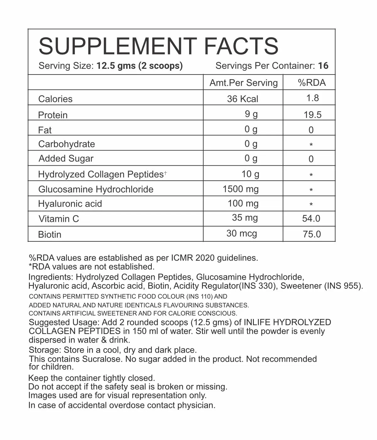 Nutra Grace Japanese Marine Collagen Supplements for Women & Men | Clinically Proven Ingredient | 200g (Available in 3 Flavours) - Image 4